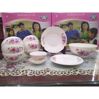 Bộ chén dĩa ăn Bát Tràng cho gia đình ít người