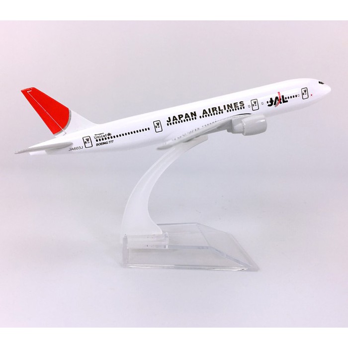 Máy bay mô hình tĩnh B777 Japan Airlines 16cm
