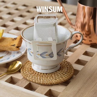 Tấm Lót Cốc Chất Liệu Mây, Phụ Kiện Trang Trí Bàn Ăn - Winsum.decor