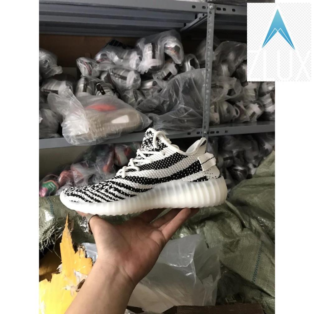 Giày sneaker Yz 350 zebra ngựa vằn sọc đen thể thao dành cho nam nữ