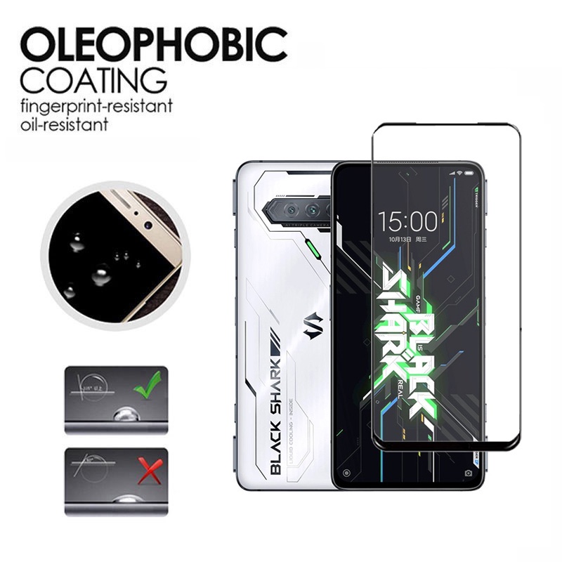 Kính cường lực cho Xiaomi Black Shark 4S Pro 4S 3 2 Pro Poco X3 Pro F3 X3 NFC Redmi Note 10 9 Pro 9T