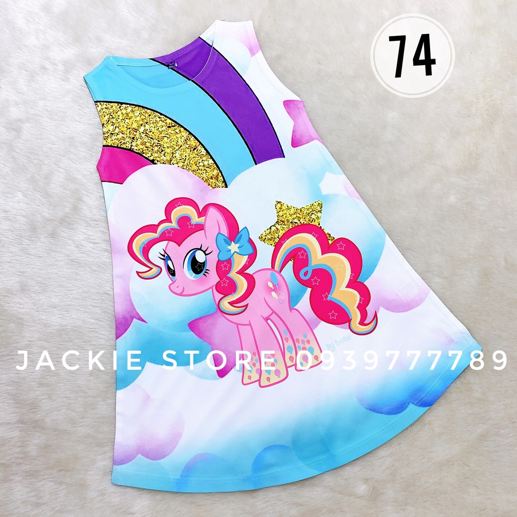 Váy đầm pony vồng cho bé gái