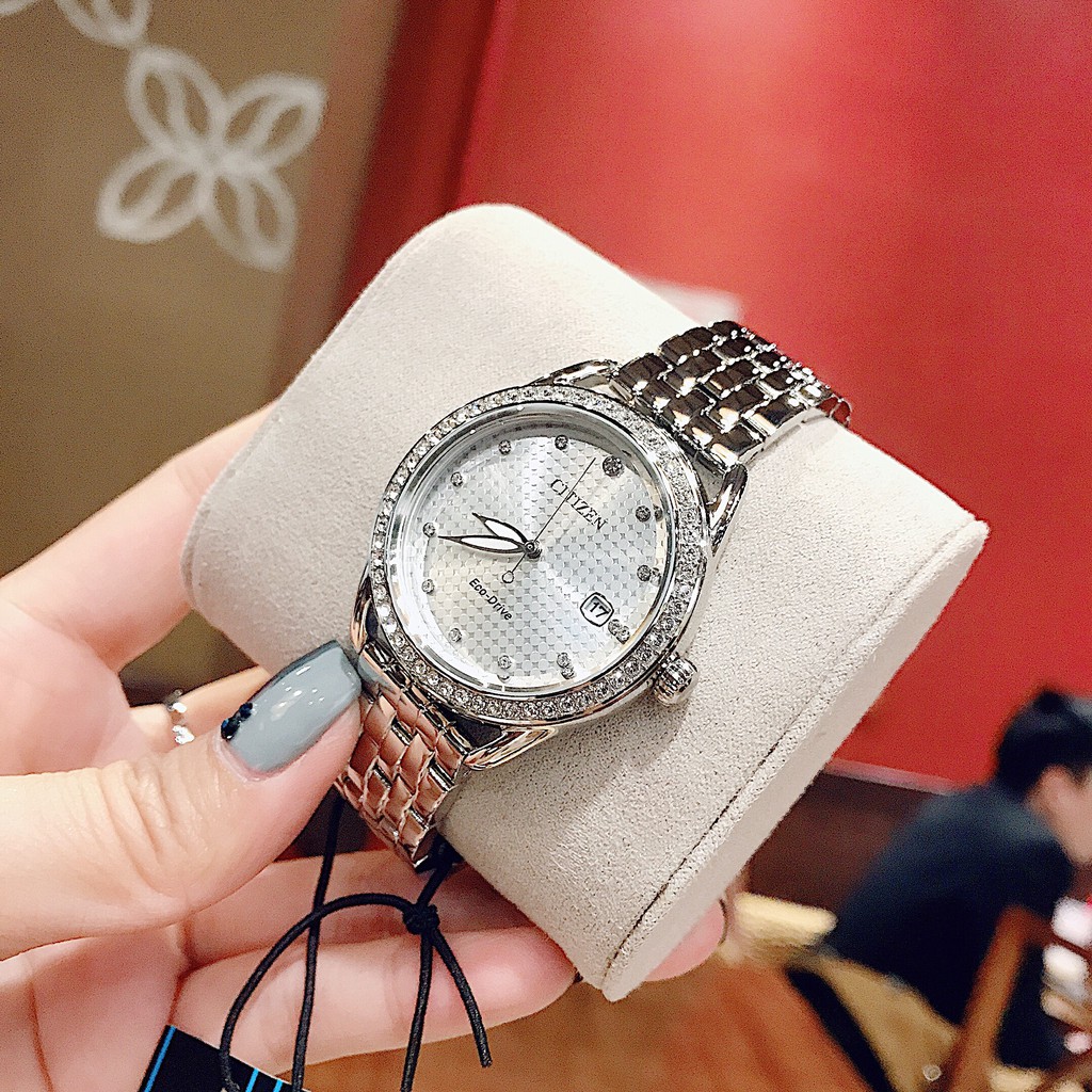 Đồng hồ Nữ Citizen Eco-Drive Dây Kim Loại FE6110-55A