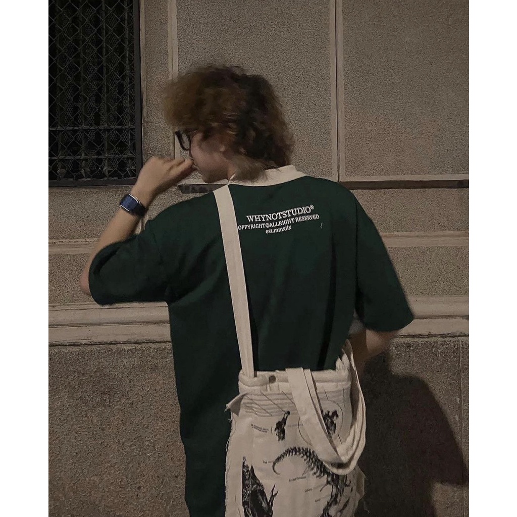 Áo thun polo Plastic WNS tay lỡ, form rộng Local Brand Unisex nam nữ - UniFive