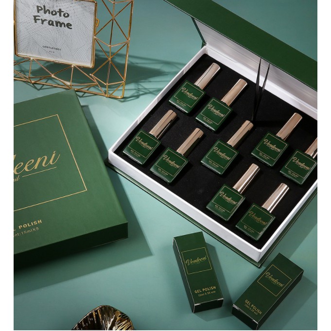 Sơn bóng móng tay gel trứng cút vendeeni 15ml (quail eggs)