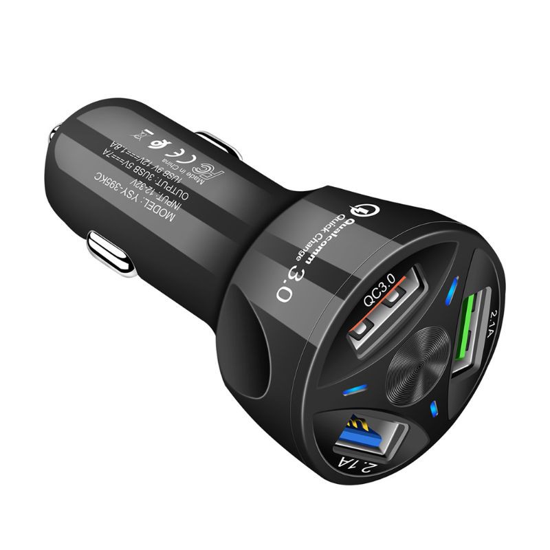 Bộ sạc nhanh QC3.0 3 cổng USB cho iPhone Xiaomi Samsung Galaxy