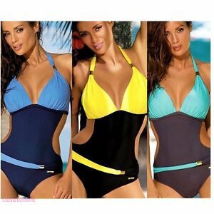 Áo bơi liền quần phối màu quyến rũ cho nữ | BigBuy360 - bigbuy360.vn