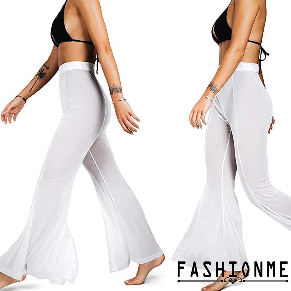 Quần dài nữ mặc ngoài bộ bikini cho nữ khi đi biển | BigBuy360 - bigbuy360.vn