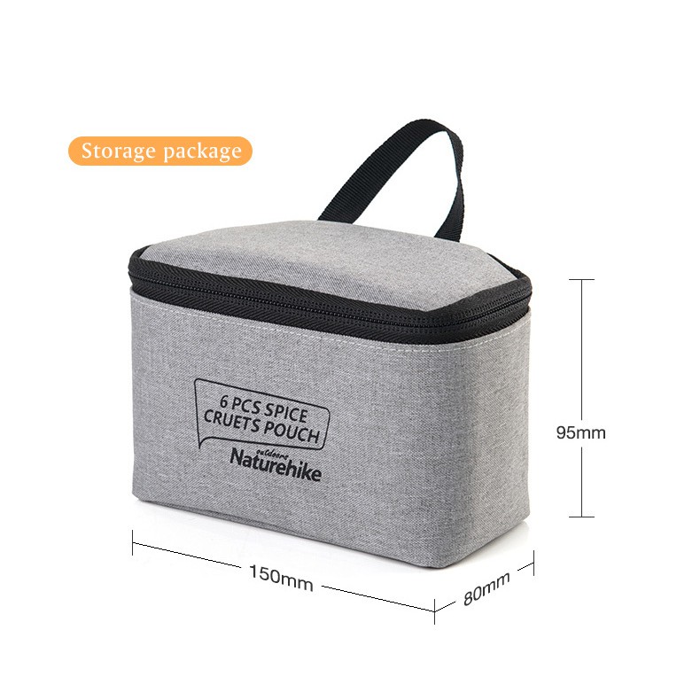 |CHÍNH HÃNG] BỘ LỌ ĐỰNG GIA VỊ NẤU ĂN DÃ NGOẠI NATUREHIKE NH17T011-P | BigBuy360 - bigbuy360.vn