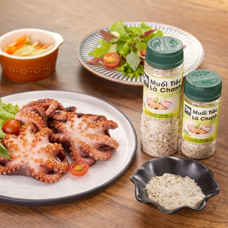 Hũ Muối Tiêu Lá Chanh Tây Ninh - Thương hiệu DH Foods