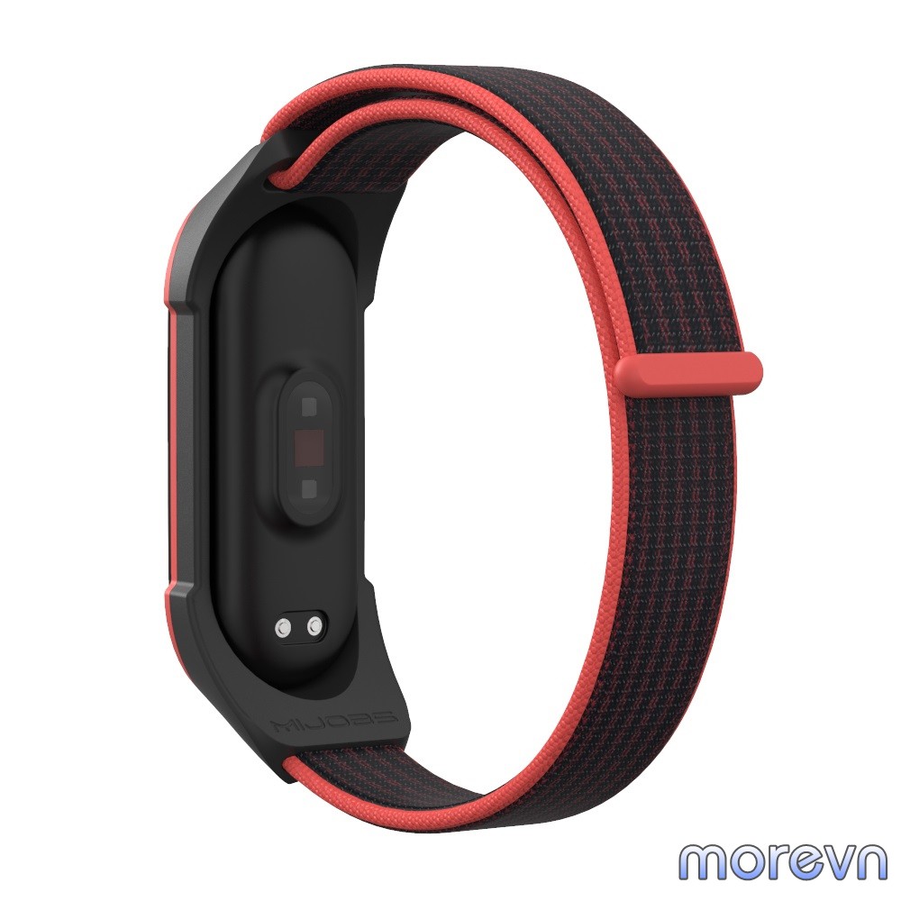 Dây đeo nylon thể thao PULSEIRA Mi band 4, mi band 3 chính hãng Mijobs - dây đeo thay thế miband 4/3 nylon MIJOBS