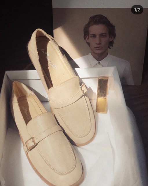 Loafer da mềm | Be và nâu da bò 💖 | BigBuy360 - bigbuy360.vn