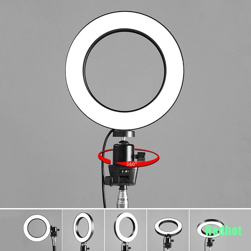 Vòng Đèn led 6 &quot;5500K Có Thể Điều Chỉnh Độ Sáng Với Cổng USB Cho Chụp Ảnh / video / Play