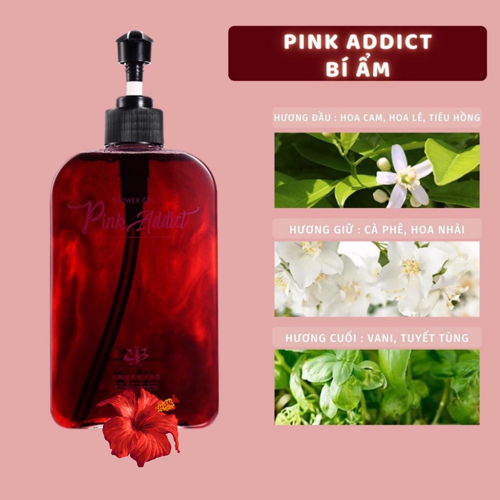 Sữa Tắm Nước Hoa Pink Addict Tự Pha Trộn 420ml