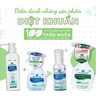 Chai nước diệt khuẩn Natuearth plus 410ml
