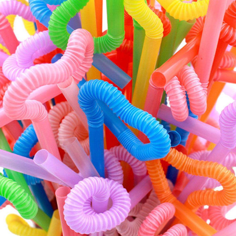 LEISURE Ống Hút Cong Dùng Một Lần Trang Trí Tiệc Cưới / Nhà Bếp