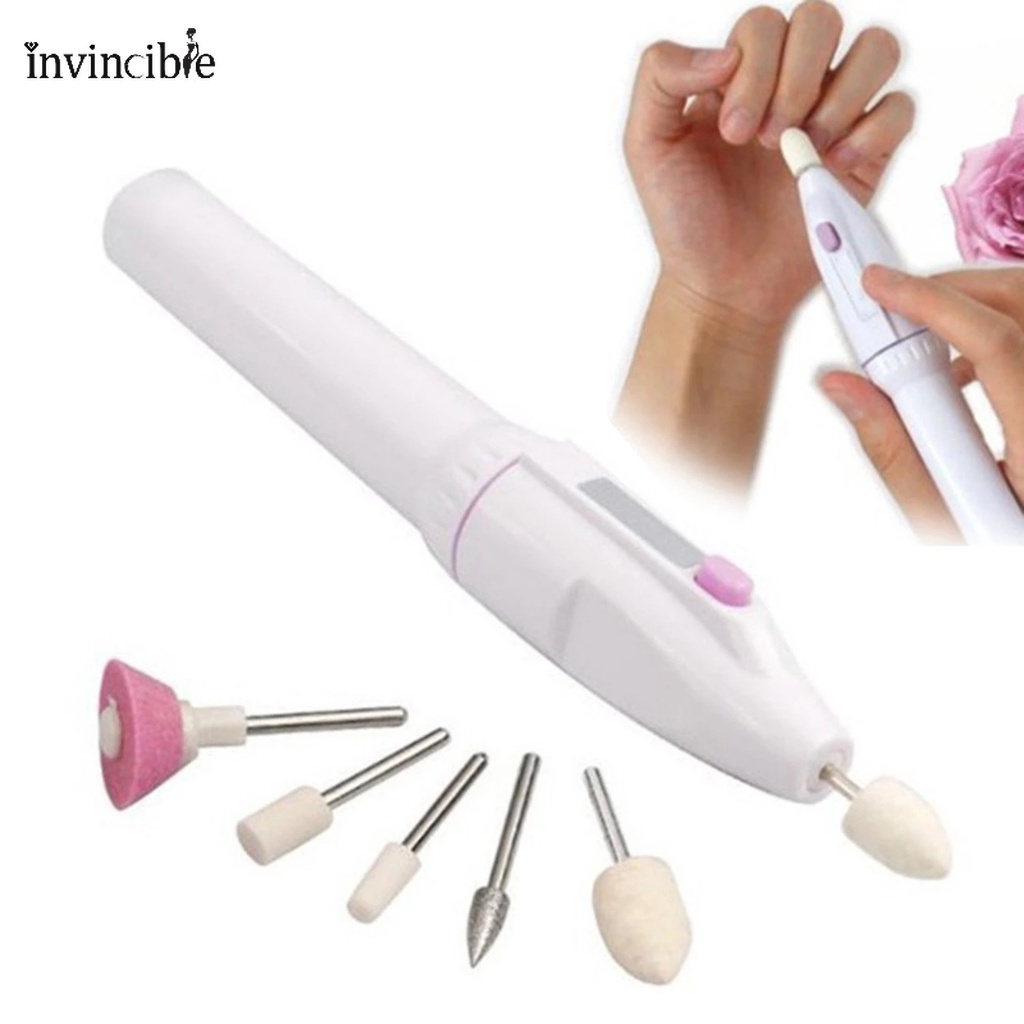 Máy Dũa Móng Tay Mini Chạy Điện Tiện Dụng Và Bền