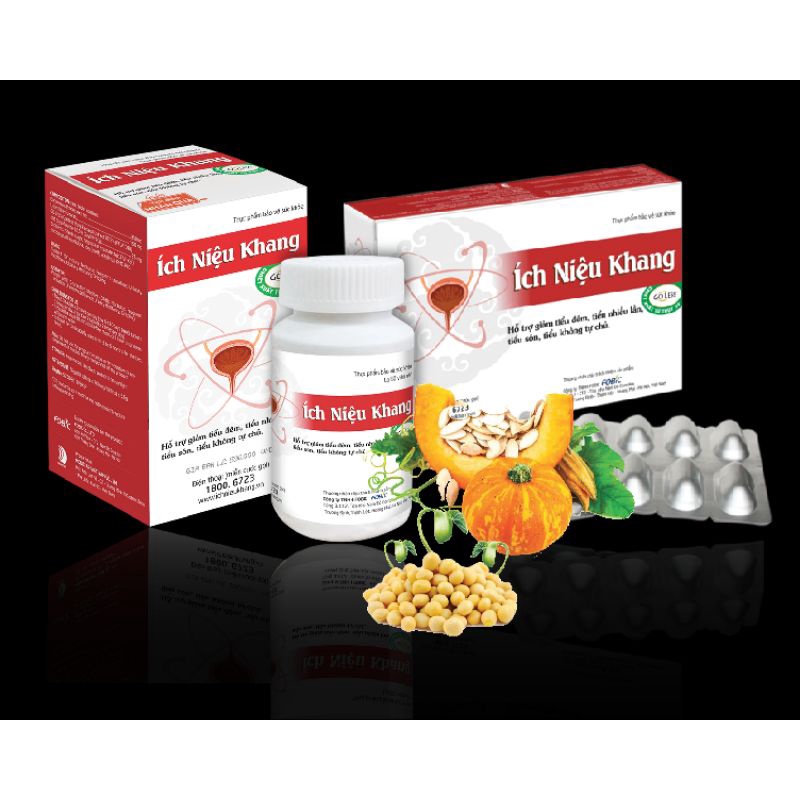 Ích Niệu Khang - Hỗ trợ tiểu đêm, tiểu nhiều lần, tiểu són, tiểu không tự chủ