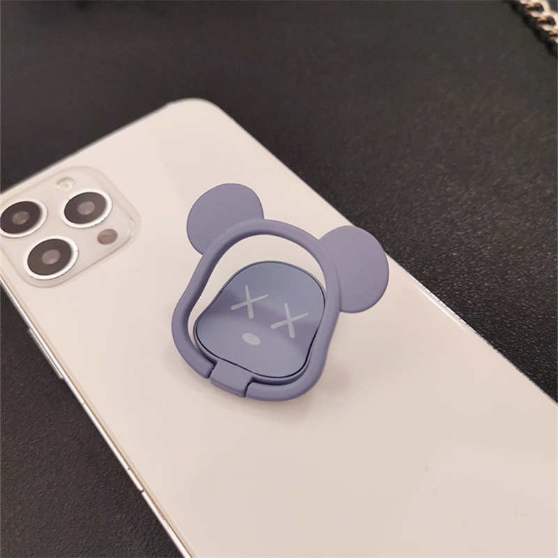 Giá Đỡ Điện Thoại Xoay 360 Độ Hình Gấu Dễ Thương° Giá Đỡ Điện Thoại Dạng Vòng Tròn Tiện Dụng