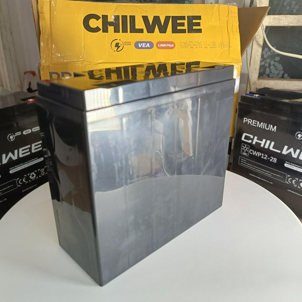 Ắc quy xe máy điện Chilwee 12v 28ah/C20 dòng công suất cao thay thế cho 12v20ah, 22ah, 25ah, 30ah