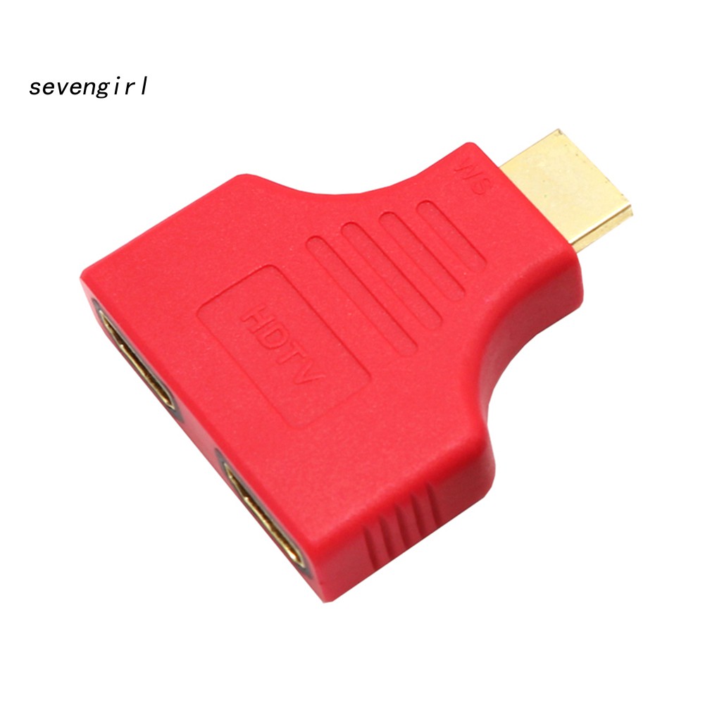 Đầu Chia Cổng Hdmi 1080p Sang 2 Đầu Âm 1 Trong 2 Tiện Dụng