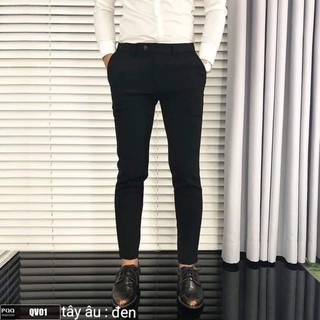 Quân Tây Âu Nam Cao Cấp HD06 Màu Đen