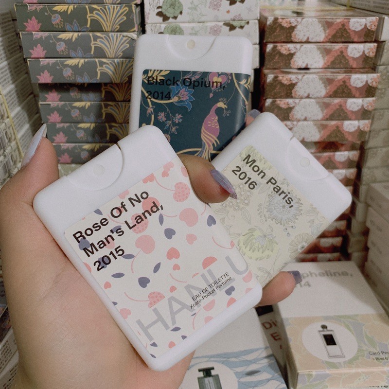 Xịt thơm túi giấy bỏ túi