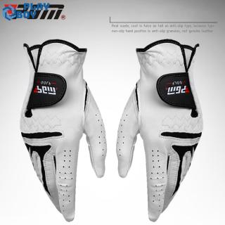 Men's Golf Gloves Breathable Leather Sheepskin Left/Right Hand Anti-skid Glove