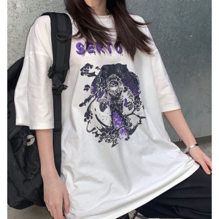 Áo thun tay lỡ Unisex, áo phông form rộng M446 KL SHOP HNSHOP