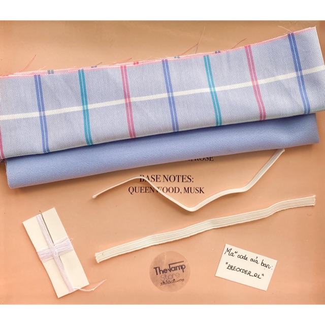 Bộ kit may scrunchies đơn giản