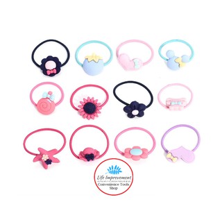 Bộ 10 Dây Cột Tóc Dễ Thương Cho Bé Gái