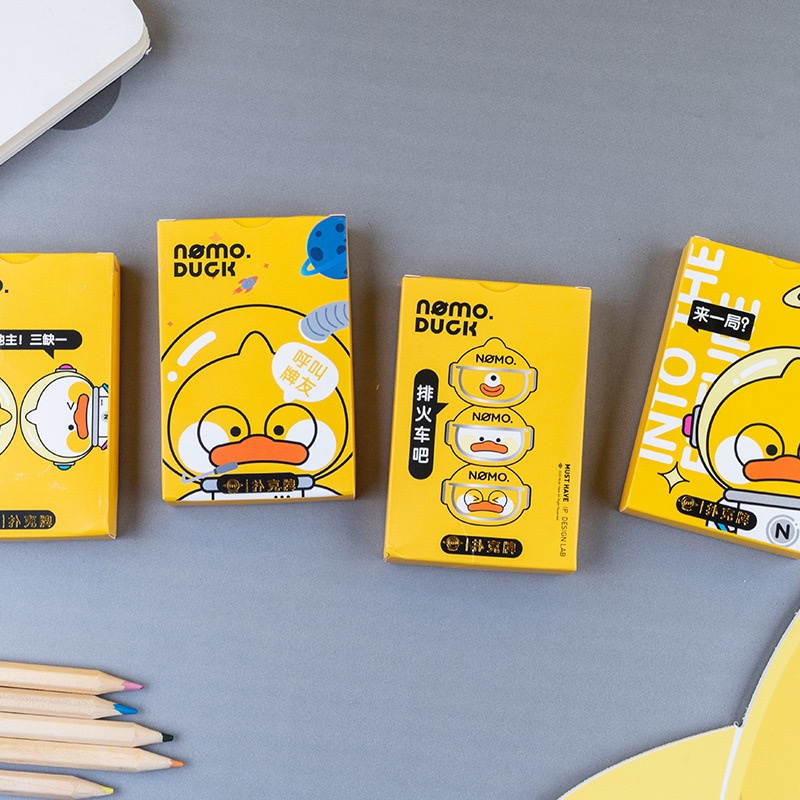 Bộ Bài Tây 52 lá hình thù Cute dễ thương - hình vịt xinh phát hàng ngẫu nhiên