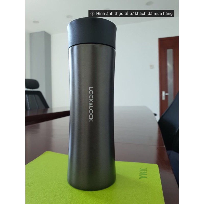 Bình giữ nhiệt Lock&Lock One-Hand LHC4028PG  400ml | BigBuy360 - bigbuy360.vn