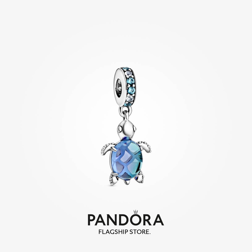 Pandora Murano Thủy Tinh Biển Rùa Lủng Lẳng Quyến Rũ