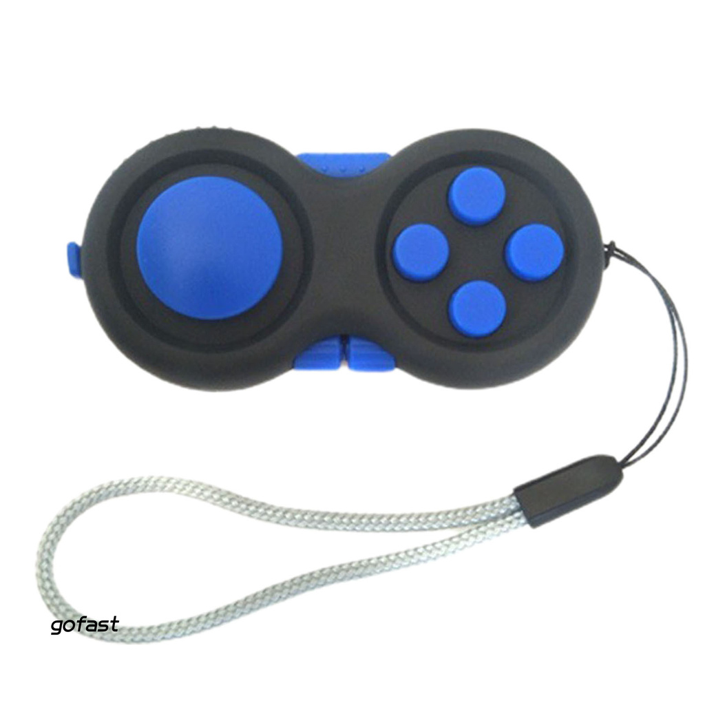 gofast Fidget Pad Portable Stress-relieving 4 Buttons Game Joystick Stress Reliever for Teens