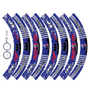 Tem trùm dán vành Monster 16 miếng dán full 2 bánh xe