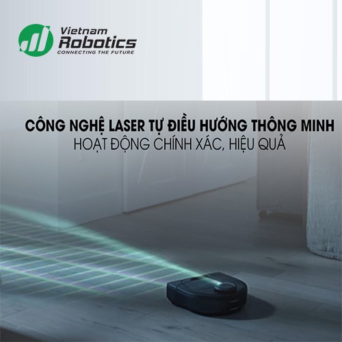 Robot hút bụi Neato D3 Connected - Phiên bản quốc tế - Bảo hành 24 tháng - Thiết kế chữ D độc đáo - Chuyên quét hút bụi