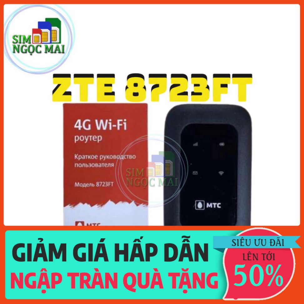 SĂN SÊU MÂY BÀ ƠI Bộ phát wifi 3G/4G ZTE (MTC) 8723FT. Tốc độ 150Mbps, Pin 2100mAh, Hỗ trợ 10 kết nối. SĂN SÊU MÂY BÀ ƠI | BigBuy360 - bigbuy360.vn