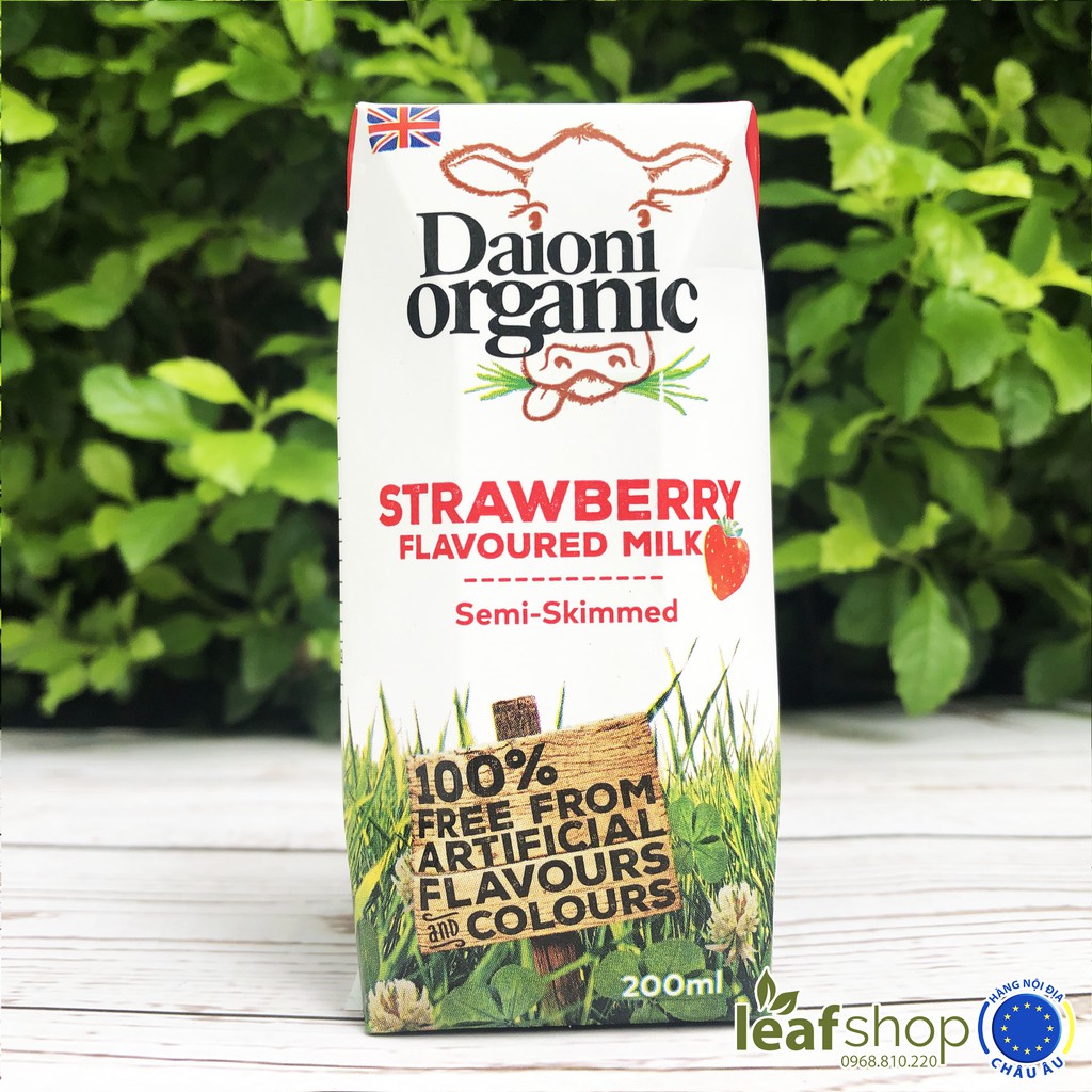 (Chỉ từ 33k/hộp khi mua nguyên thùng) Sữa tươi hữu cơ DAIONI 200ml | BigBuy360 - bigbuy360.vn