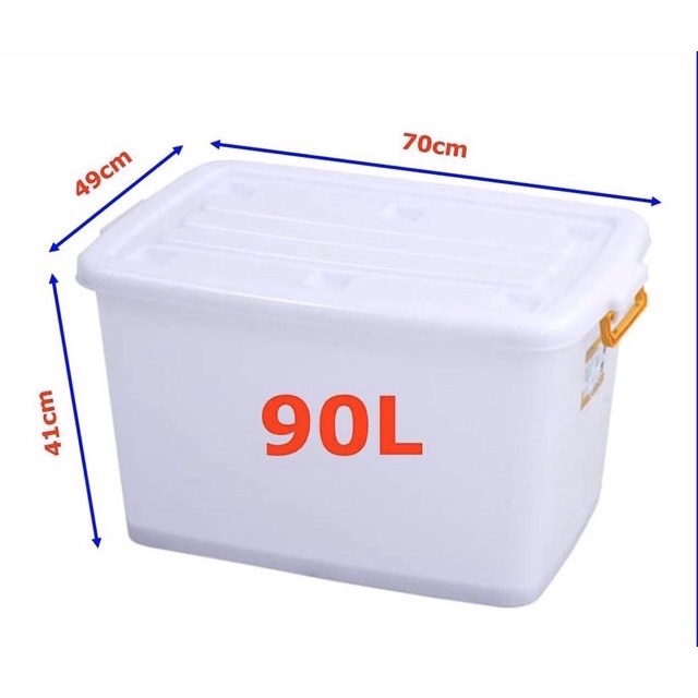 Thùng chứa nhựa Duy Tân chính hãng có bánh xe