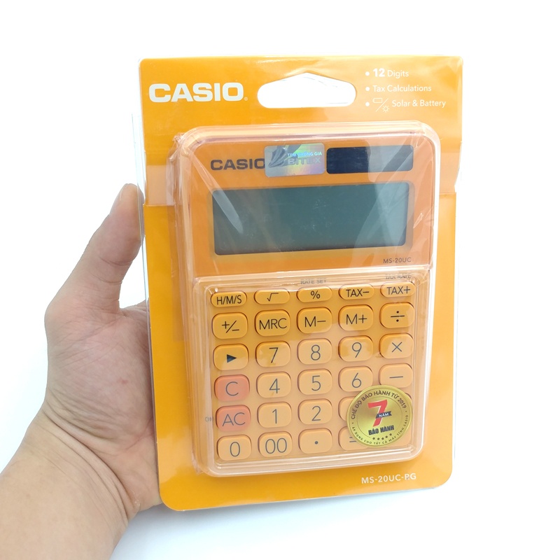 Máy Tính Văn Phòng Casio MS-20UC-RG (Bảo Hành 7 Năm 1 Đổi 1)