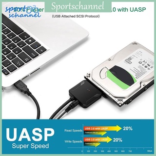 (Hàng Có Sẵn) Đầu Chuyển Đổi Từ Usb 3.0 Sang Sata 3 Cho Ổ Cứng 2.5in 3.5in