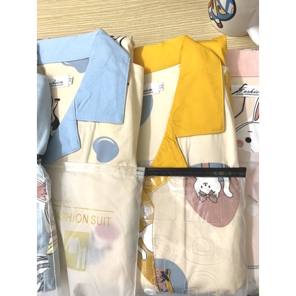 Pijama- Đồ Bộ Ngủ Nữ Cotton Áo Dài Quần Dài Nhiều Mẫu DDCP03