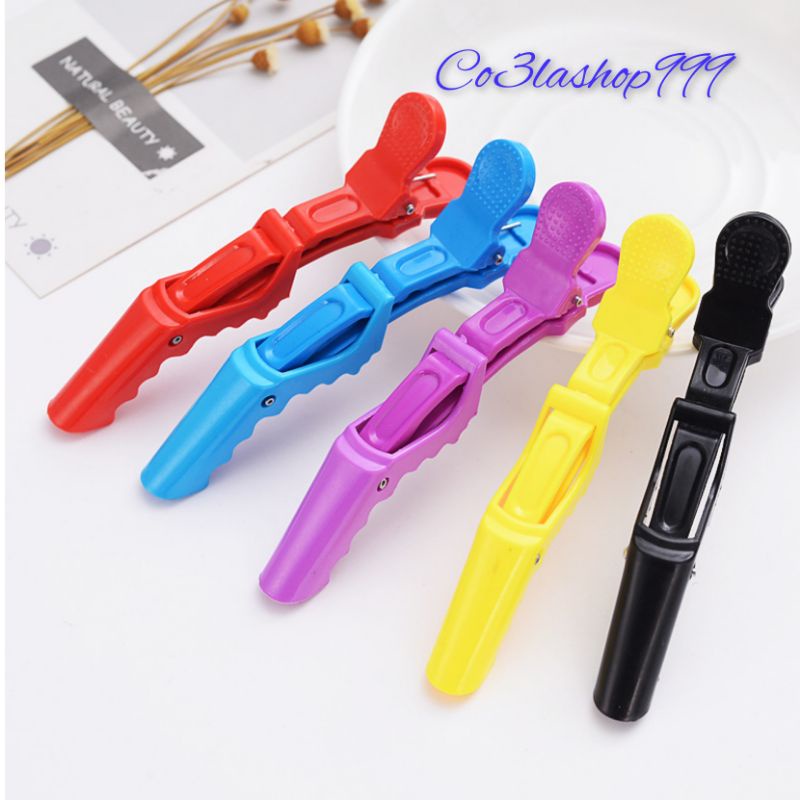 Kẹp cá sấu chia tóc, phân vùng khi làm tóc, trang điểm, rửa mặt (1 CÂY)