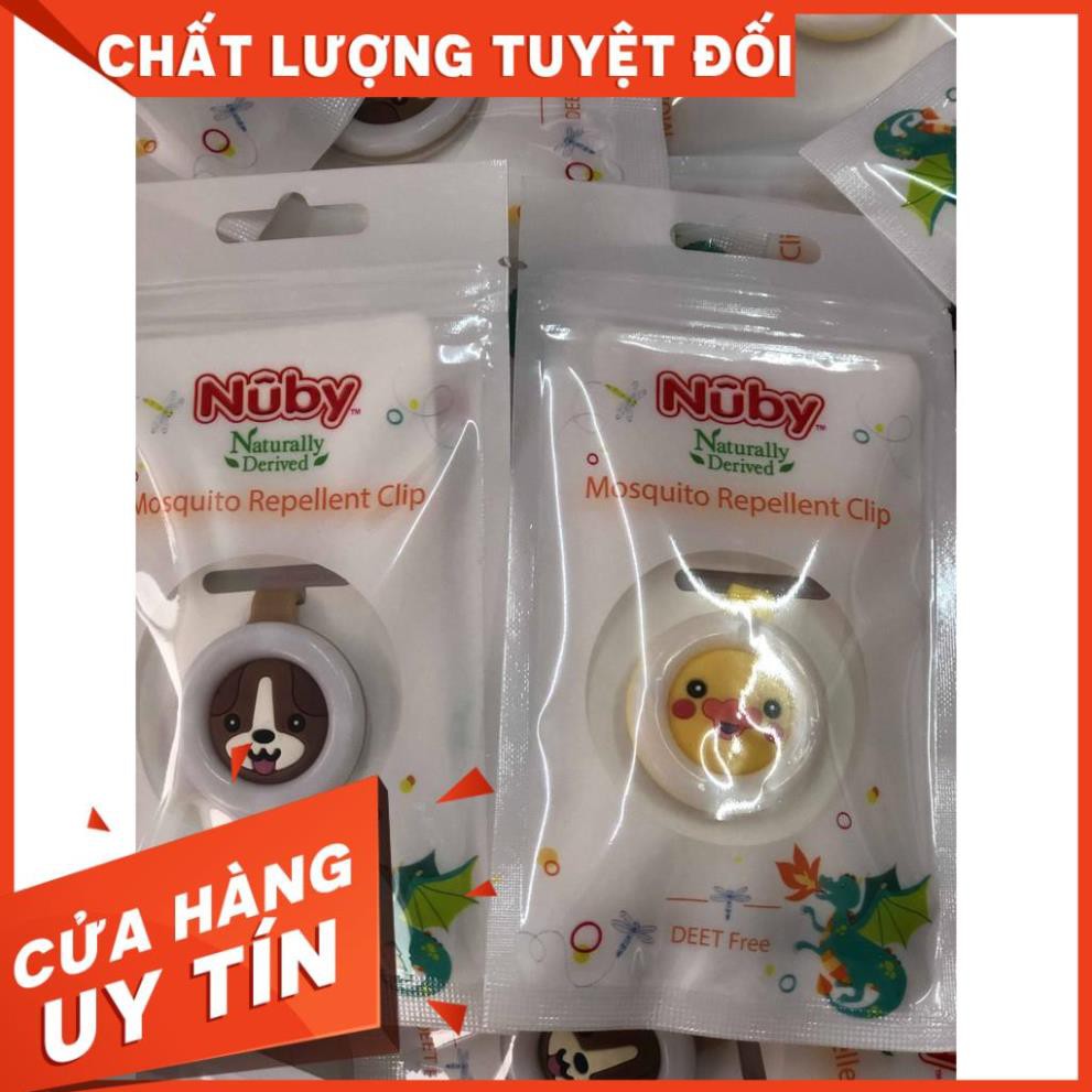 Huy Hiệu Chống Muỗi NUBY (100% Tinh Dầu Xả)