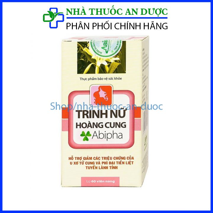 Trinh nữ hoàng cung Abipha giảm u xơ, u nang, u xơ tuyến tiền liệt – Hộp 60 viên