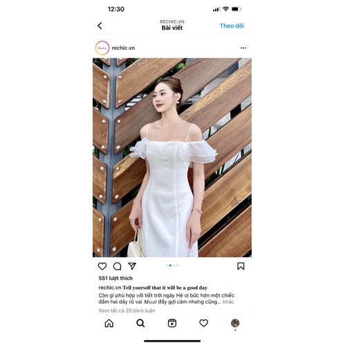 Pass đầm Rechic đi tiệc