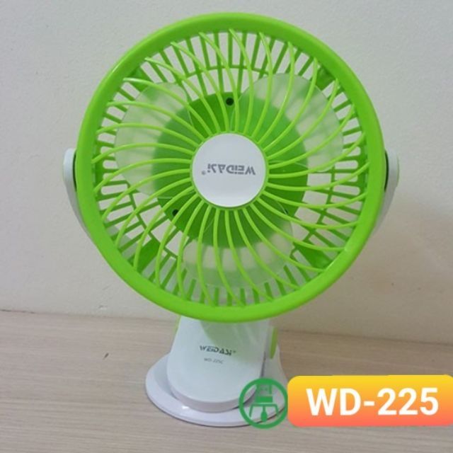 Quạt Sạc Kẹp WEIDASI WD-225