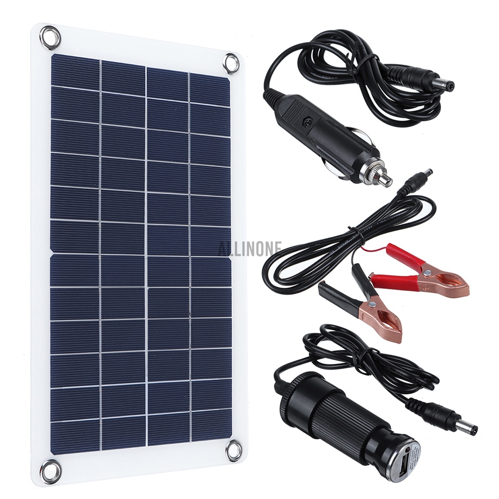 Tấm Sạc Pin Năng Lượng Mặt Trời Đơn Thể 30w 12v Mhe Xianstore2009