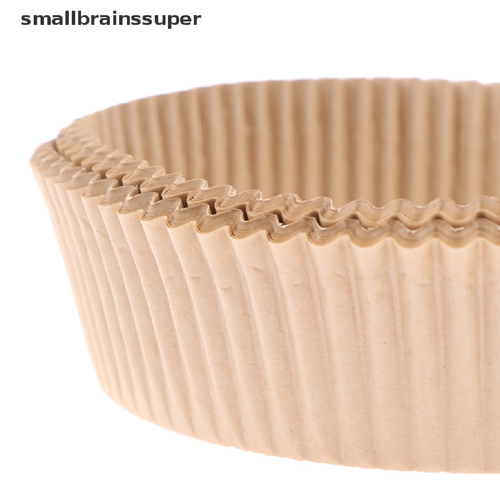 Smallbrainssuper 50x Air Fryer Disposable Paper Liner Mat Non-stick for Baking Roasting Oil-proof SBS